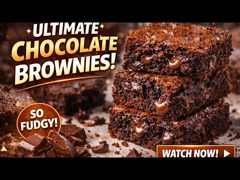 The Best Fudgy Chocolate Brownies Ever 🤎🍫 | Easy Homemade Recipe #chocolate #brownie #brownies#choco