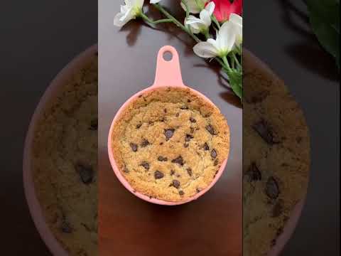 Nestasia ft. Giant Choco Cookie in a Bowl | Giant Choco Chip Cookie Recipe #shorts