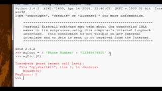 Python Tutorial #22 - Dictionaries - Part 1