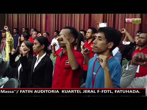 Konferensia Jeral Kuadrus  Juventude FRETILIN ''Hametin Koezaun Interna, Haburas Aliansa ho Massa