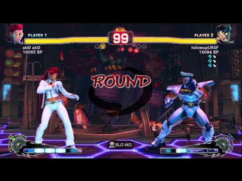 aki0 aki0 [Viper] vs followupURSF [Bison] SSF4 Japanese Online Ranked Matches - TRUE-HD