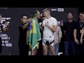 Gilbert Burns vs. Stephen Thompson Weigh-In Staredown | UFC 264 | MMA Fighting