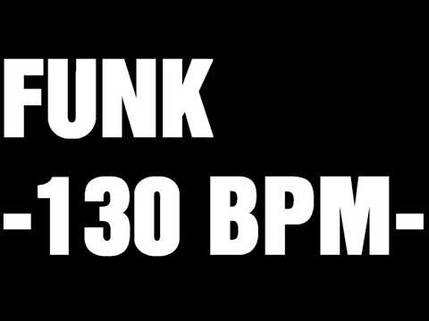 FUNK BASS TRACK FOR DRUM PRACTICE -130 BPM-