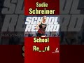 Sadie Schreiner Breaks Another School Record Womenssports