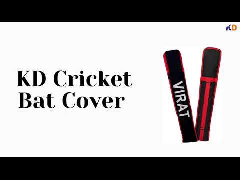 Kd Cricket Bat Cover Multi Sports Foam Padded Stick Kit Bag With Mobile Wallet Zip Pocket