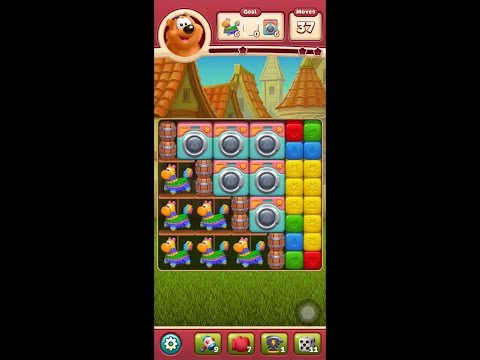 Toon Blast Level 2573 Gameplay - **Newest** 🐻⚔️🏆.