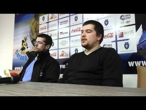 Corona Brașov Fenestela 68 - HSC Csikszereda 4-3 [conferința de presă]