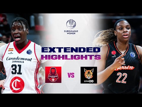 Casademont Zaragoza v CIMSA CBK Mersin | Full Game Highlights | EuroLeague Women 2025-26