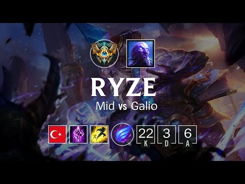 Ryze Mid vs Galio - TR Challenger Patch 8.19
