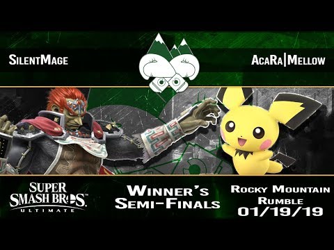 Rocky Mountain Rumble (Jan. '19) - SilentMage (Mario, Ganon) Vs. AcaRa|Mellow (Pichu) - Top 32 WSF
