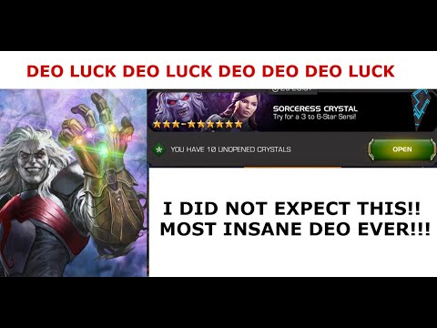 UNEXPECTED DEO!  6 STAR KNULL and Sersi Cavalier Crystal Opening! INSANE CEO LUCK! Marvel MCOC