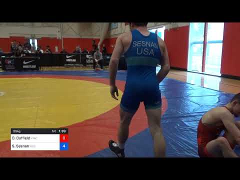 GR/GR 55 KG - RR2 - Dalton Duffield (NYAC) Vs. Sean Sesnan (WBU)
