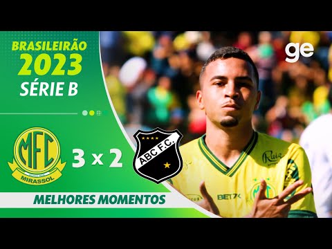 Gols e lances de Mirassol x ABC-RN