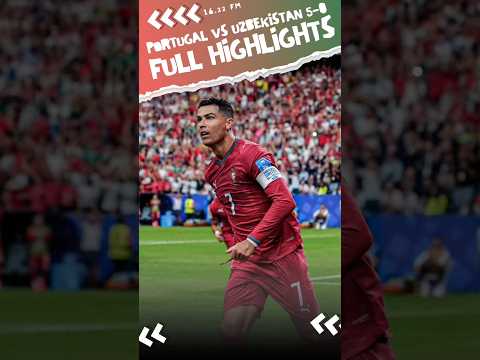 FULL HIGHLIGHTS! Portugal vs Uzbekistan World Cup 2026 - Cristiano Ronaldo Brace