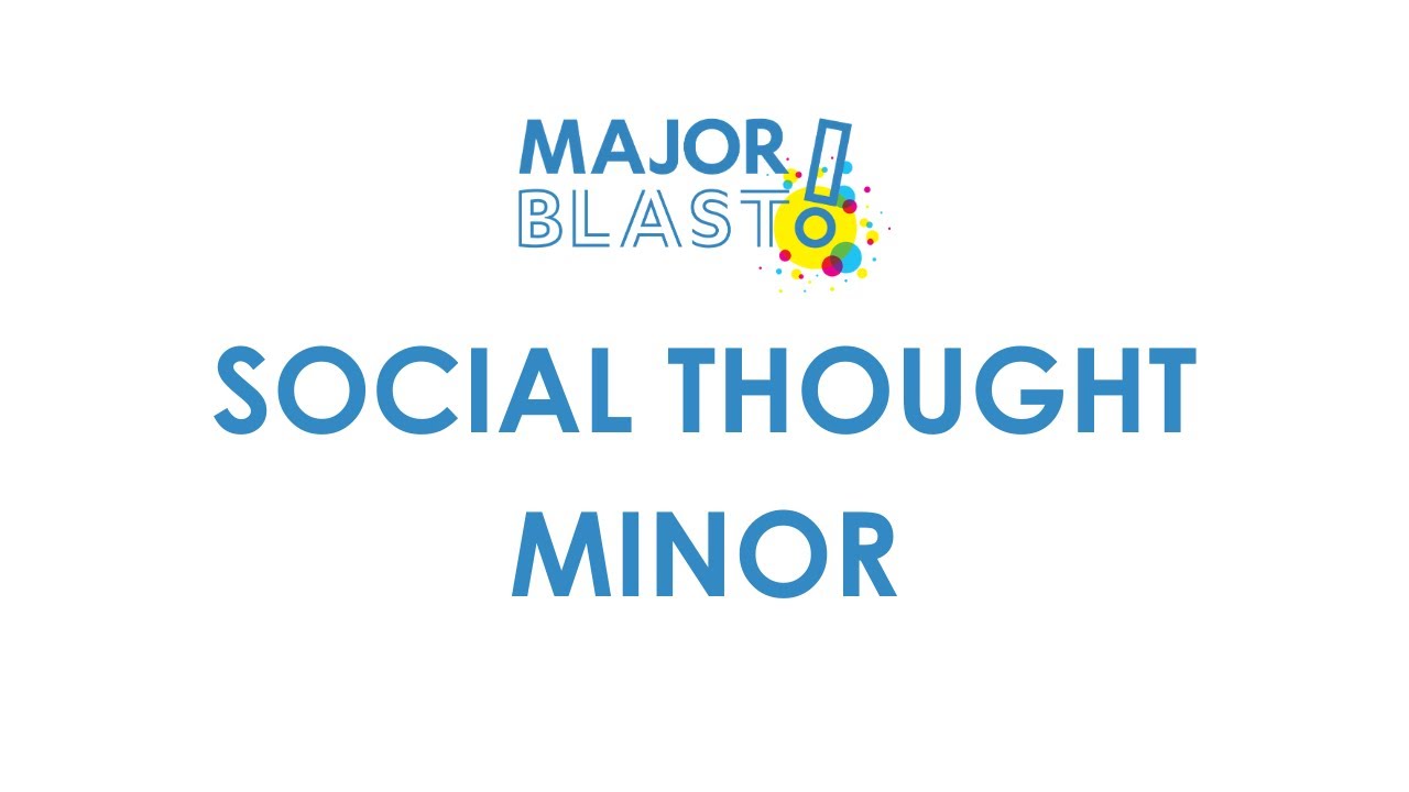 Social Thought Minor (2020)