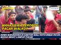 Demo Mahasiswa di Kantor Wali Kota Binjai Ricuh, Massa Nekat Lompat Pagar