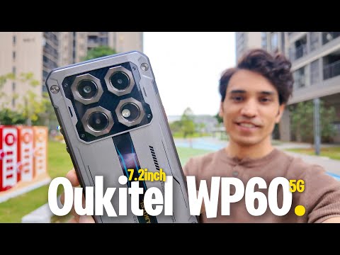 Oukitel WP60 5G Review🔥Huge 7.2" Display, Night Vision, 108MP Camera with a Futuristic Rugged Design