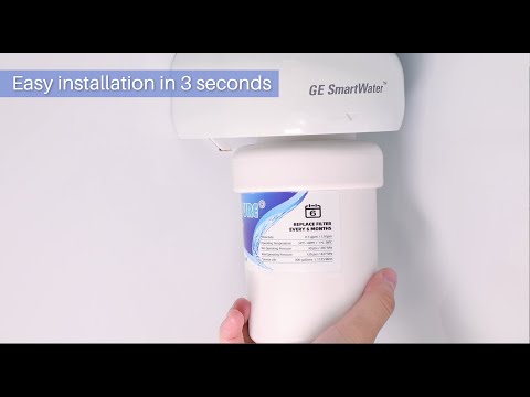 Replace and Install GE MWF Refrigerator Water Filter-ICEPURE RWF0600A NSF 42, 372 Certified