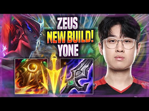 ZEUS TRIES NEW YONE BUILD! - T1 Zeus Plays Yone TOP vs Shyvana! | Season 2022
