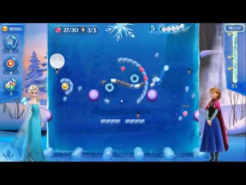 Frozen Free Fall: Icy Shot Level 161 - NO BOOSTERS ☃☃☃