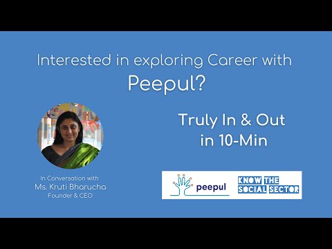 Peepul: Career in Social Sector