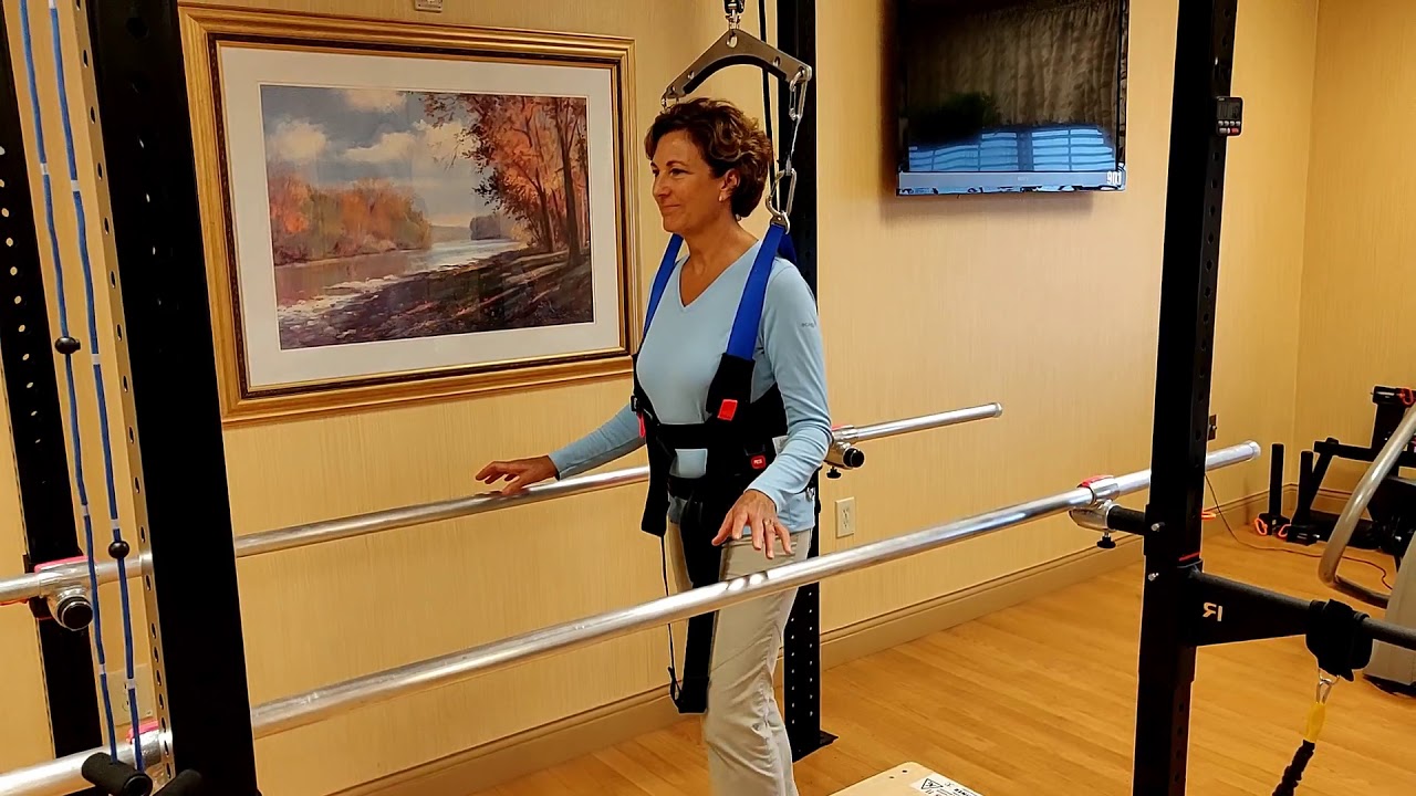 Slip Trainer - MASS Rehab (Therapy Gait & Balance Training MassRehabInc.com Fall Protection)