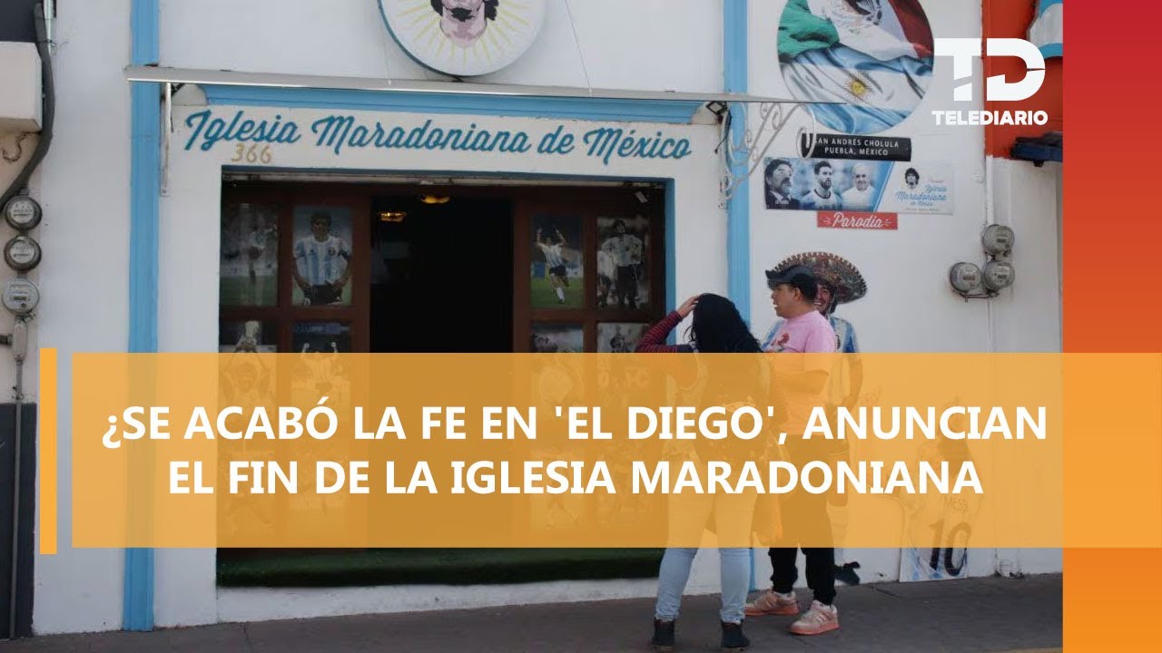 Anuncian el fin de la polémica y “sarcástica” Iglesia Maradoniana en Puebla