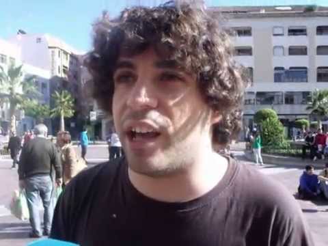 VÍDEOS de la manifestación, esta mañana, de los estudiantes en Algeciras