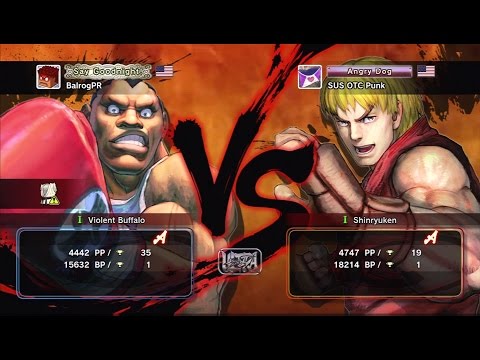 BalrogPR [Balrog] vs SUS OTC Punk [Ken] USF4