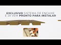 Miniatura vídeo do produto Painel Ripado Concept Canyon Art MDF Comum 15mm (Ripas de 3cmX2cm Espaçadores)