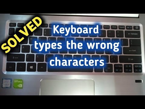 How to Solve keyboard typing wrong characters - Windows Laptop