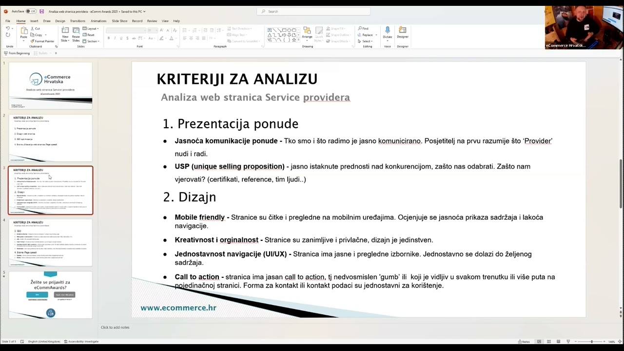 eCommAwards - Web Analiza by Ernest Antolović