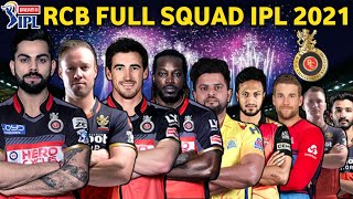 IPL 2021 - RCB FULL SQUAD 2021 | ROYAL CHALLANGERS BANGLORE FULL SQUAD | IPL SQUAD 2021 | PLAYING 11
