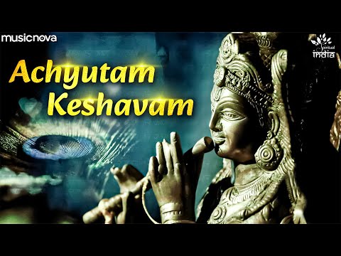 Achyutam Keshavam Krishna Damodaram with Lyrics (Lyrical) — watch video