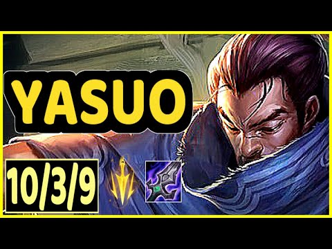 YASUO VS DRAVEN - 10/3/9 KDA ADC GAMEPLAY