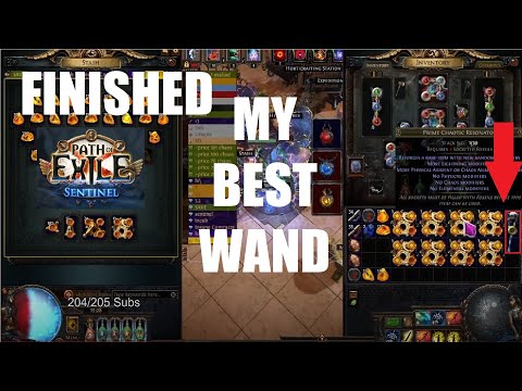 Path of Exile 3.18: Finishing My BEST Convoking Wand Ever! in Sentinel League - 1048