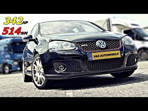 TUNED VW MK5 GTI k04 HYBRID TURBO - Acceleration - LET'S DRIVE