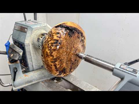 Woodturning - The Most Stunning Oak Burl I Have Ever Turned