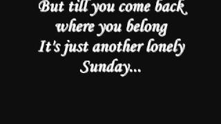 Hurts- Sunday Lyrics