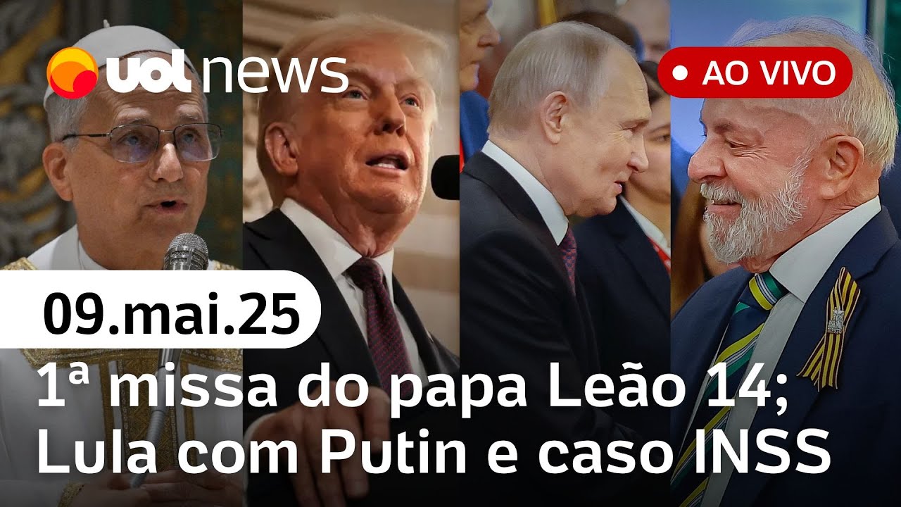Aliados de Trump atacam papa Leão 14; Lula critica tarifas dos EUA com Putin; caso INSS | UOL News