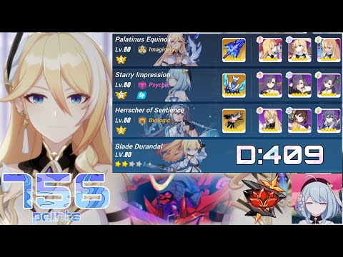 [Honkai Impact 3 SEA] EX Abyss RL (D409) - Jizo Mitama (756 pts) PE(S0) SI(SS) HS(S0) Blade Dudu 2*