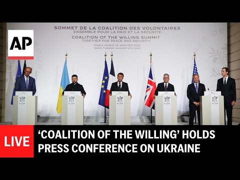 LIVE: ‘Coalition of the willing’ holds a press conference on Ukraine meeting