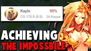 DID I JUST GET A 90% WIN RATE ON KAYLE IN CHALLENGER? - Challenger to RANK 1