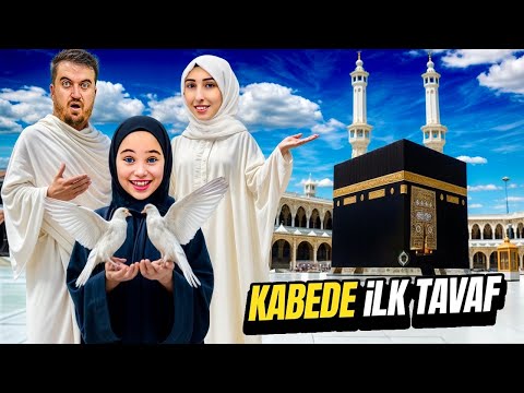 ELIF SINEM FIRST TAWAF OF THE KAABA!! WE PERFORMED TAWAF WITH YOU IN UMRA!!