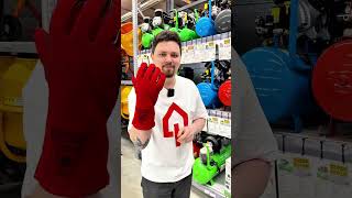 Cow split five-finger gloves with fur, size 14 STARTUL