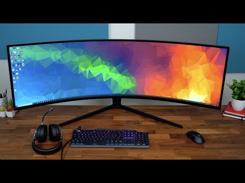 External Review Video CxcxEVL-5Fc for Samsung Odyssey Neo G9 S49AG95 49" DQHD Ultra-Wide Mini-LED Gaming Monitor (2021)