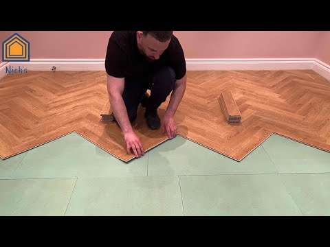 From Start to Finish Laying Herringbone Laminate Flooring