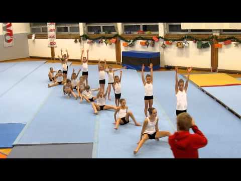 Weihnachtsturnen VGT 2012 - Sportakrobatik Anfänger ( Kinder 1 +2 )
