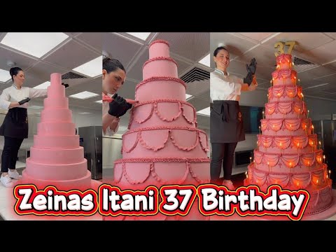 Zeina Itani 37 Birthday Cake 🎂 | Zeinas Cakery Birthday Cake | (720-320) HD