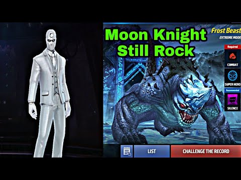 Moon Knight Still Rock On Abx Combat Super Hero Silence Season - Marvel Future Fight